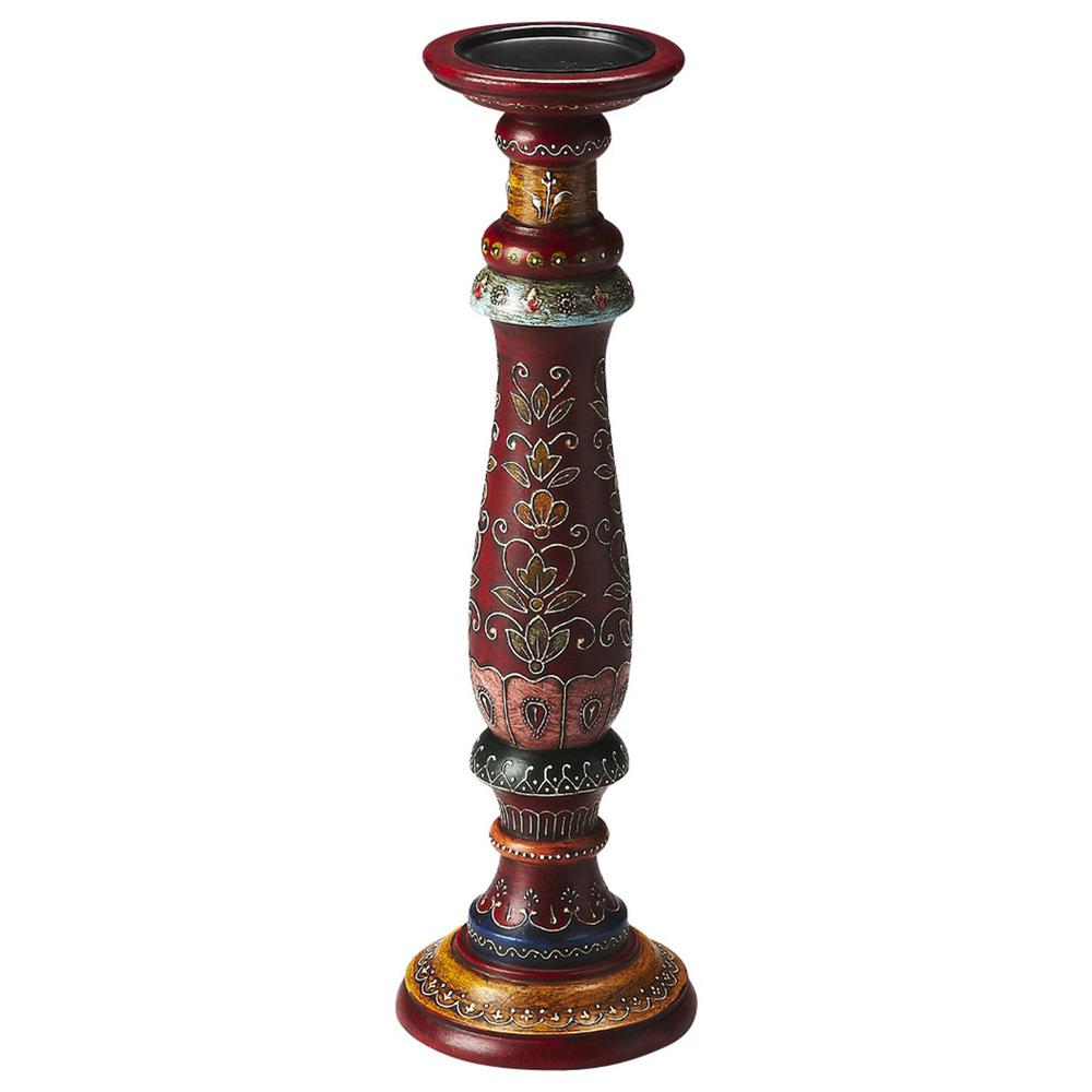 Meadow Hand Painted Candle Holder, Assorted. Picture 1