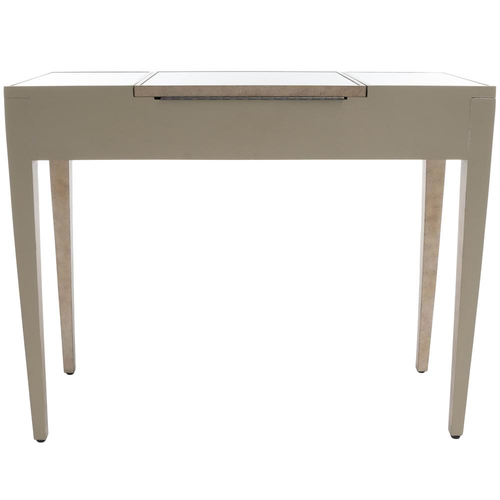 Constance Mirrored Vanity Table, Silver. Picture 4