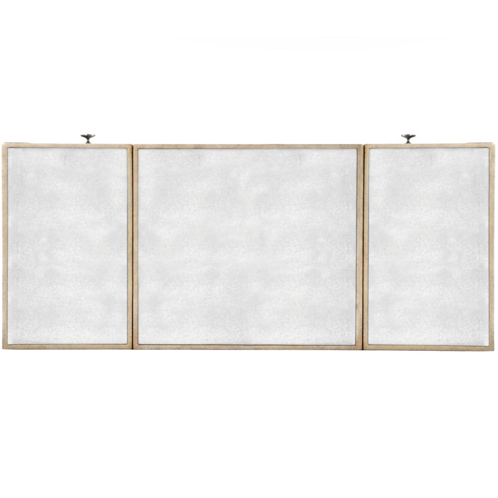 Constance Mirrored Vanity Table, Silver. Picture 6