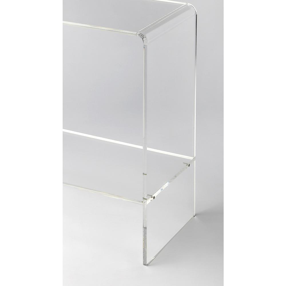 Crystal Clear Acrylic Console Table, Clear. Picture 2