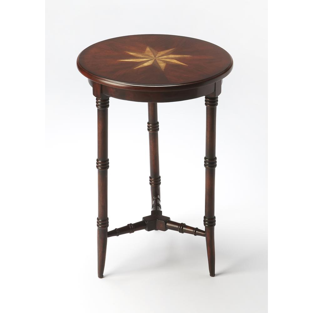 Isla Side Table, Dark Brown. Picture 1