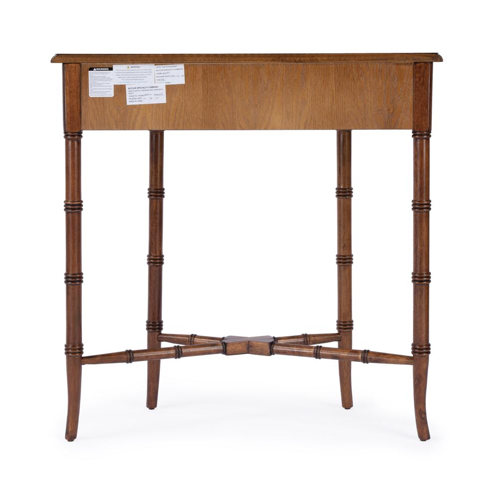 Skilling Demilune Console Table, Brown. Picture 5