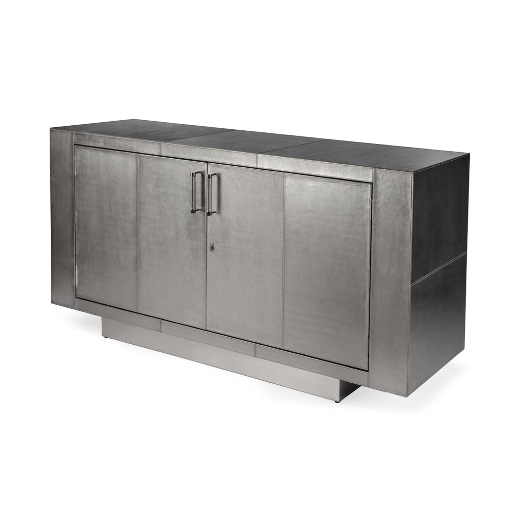 Francois 70.5" Buffet Sideboard, Silver. Picture 1