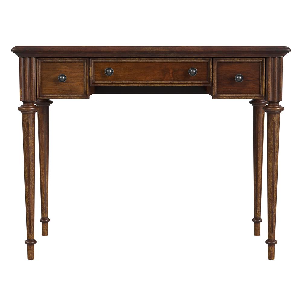 Edmund Writing Desk, Medium Brown. Picture 3