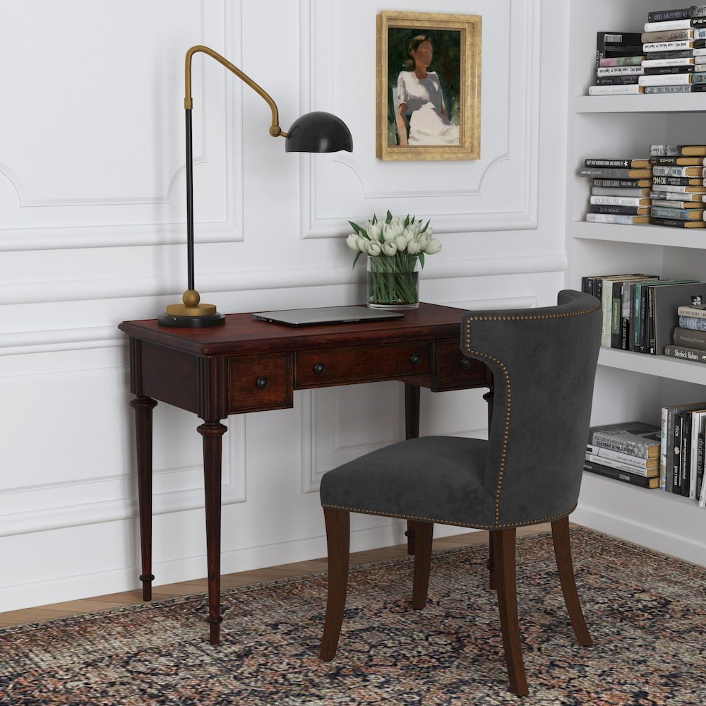 Edmund Writing Desk, Dark Brown. Picture 2