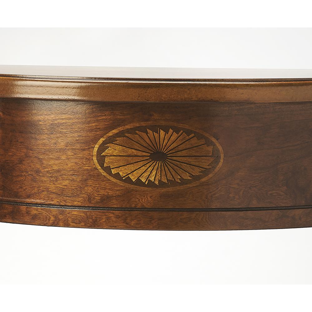Chester Console Table, Medium Brown. Picture 3