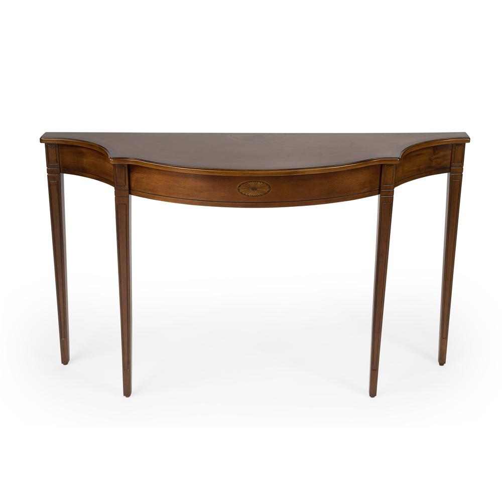 Chester 54" Console Table, Medium Brown. Picture 2