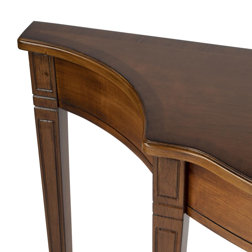 Chester 54" Console Table, Medium Brown. Picture 5