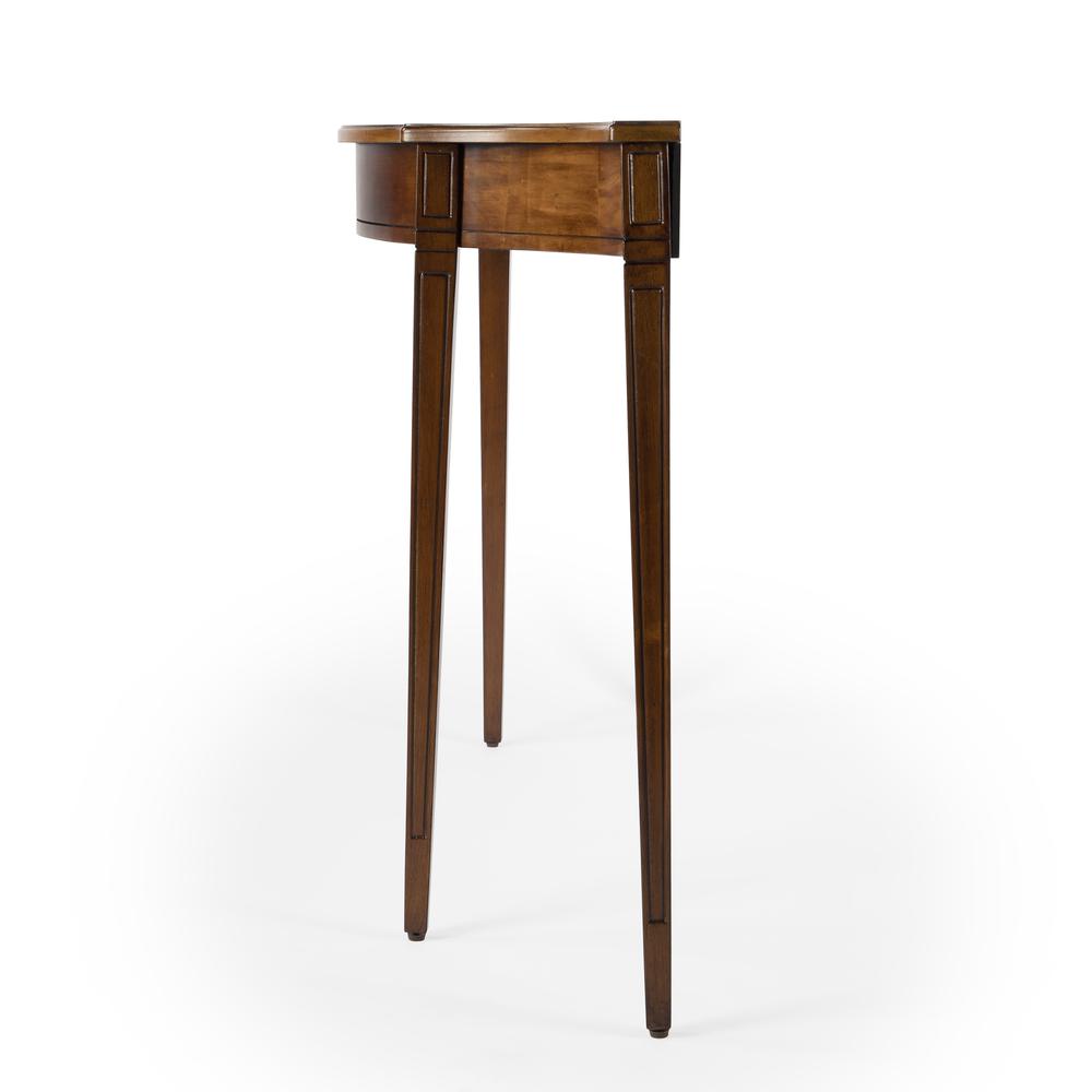 Chester 54" Console Table, Medium Brown. Picture 6