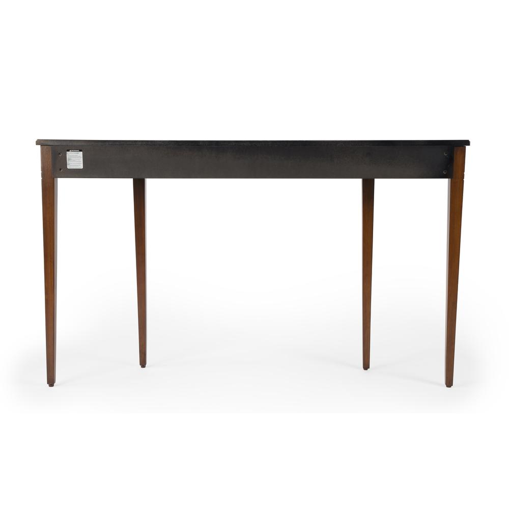 Chester 54" Console Table, Medium Brown. Picture 7