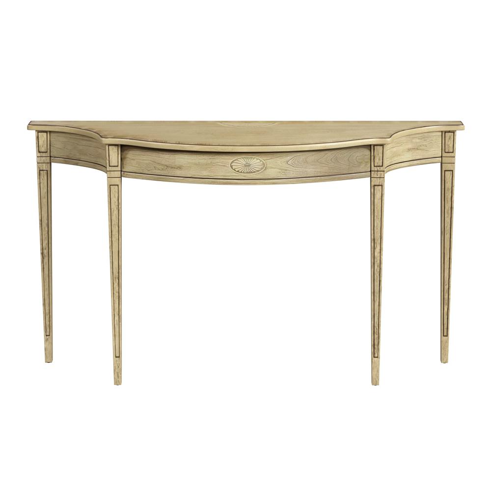 Chester 54" Console Table, Beige. Picture 1