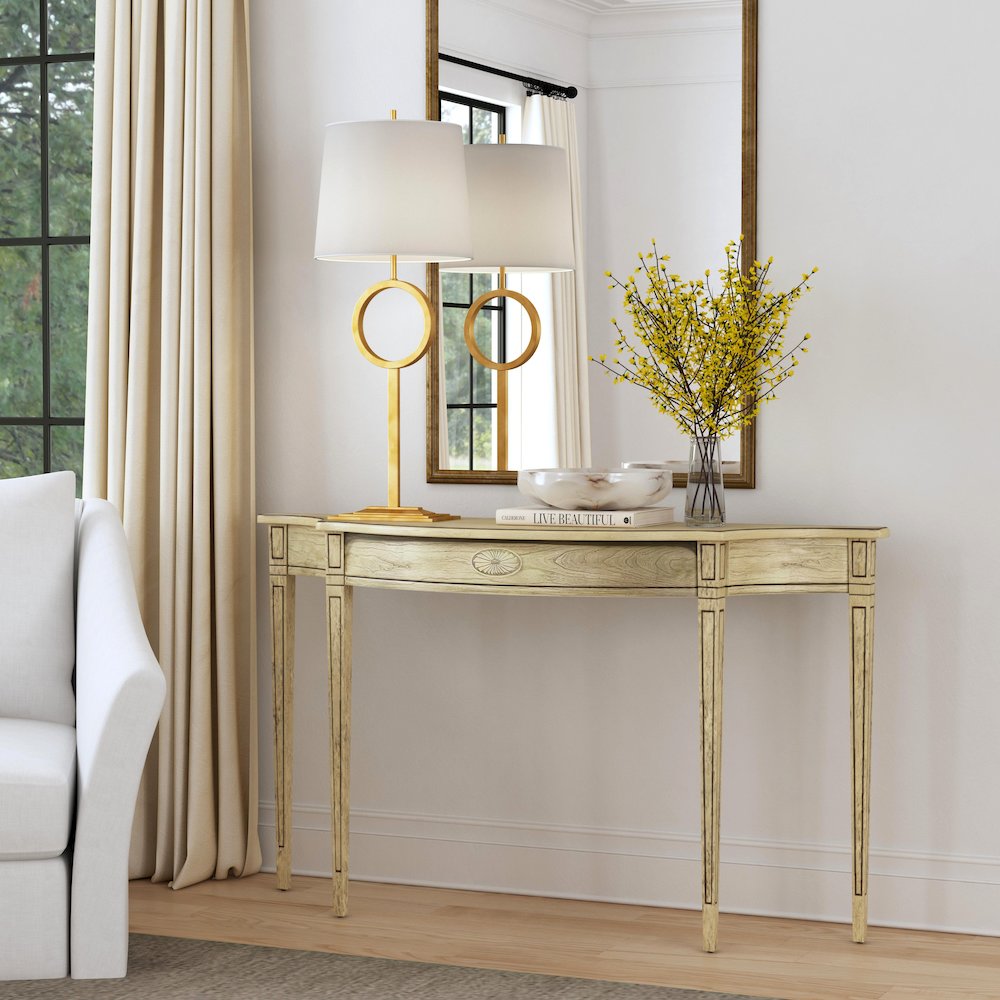 Chester 54" Console Table, Beige. Picture 2