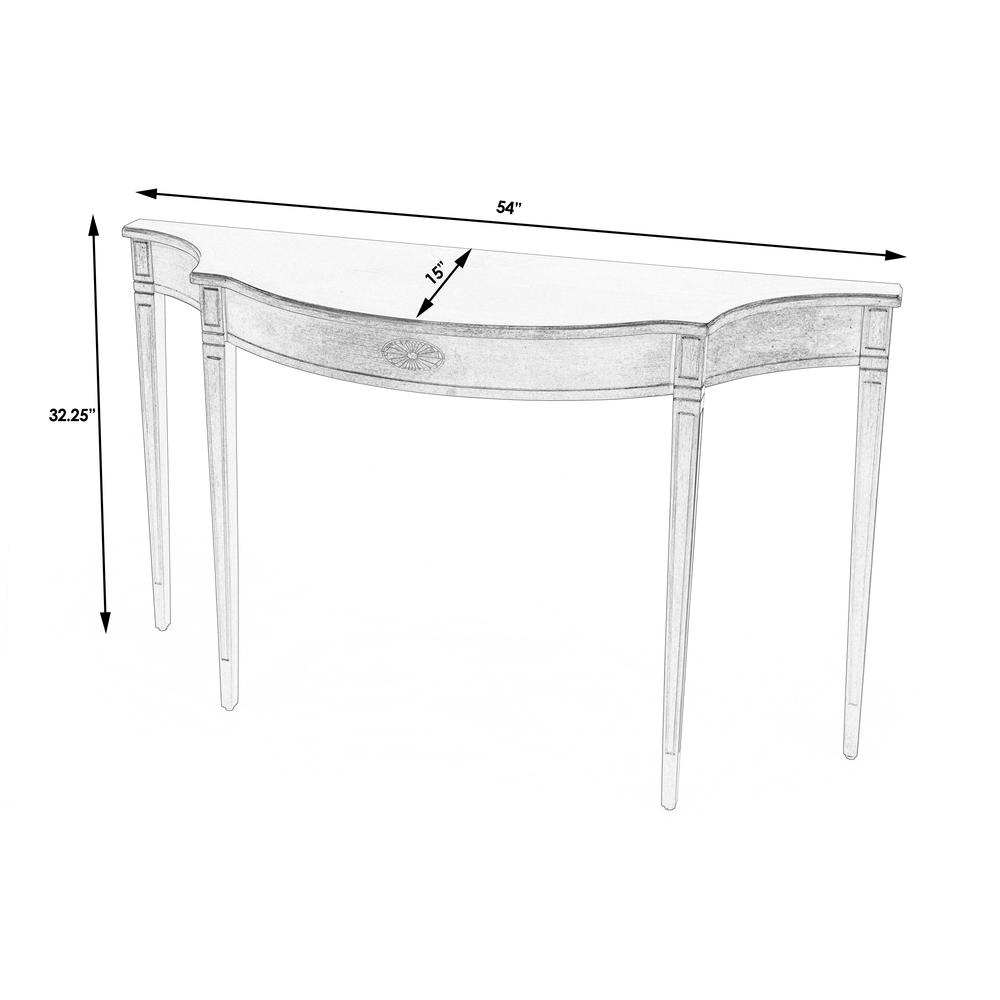 Chester 54" Console Table, Beige. Picture 6