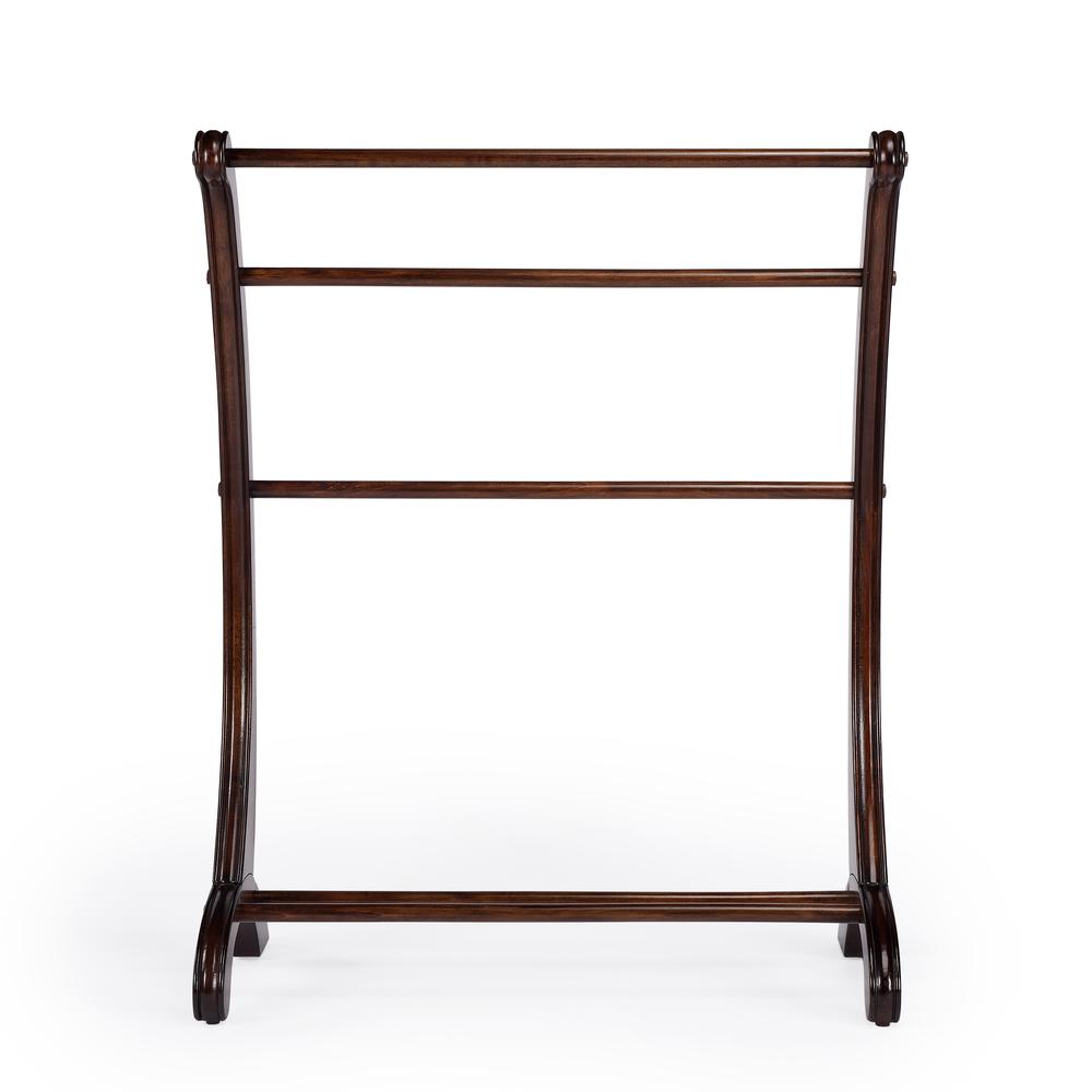 Nathaniel Blanket Stand, Dark Brown. Picture 4