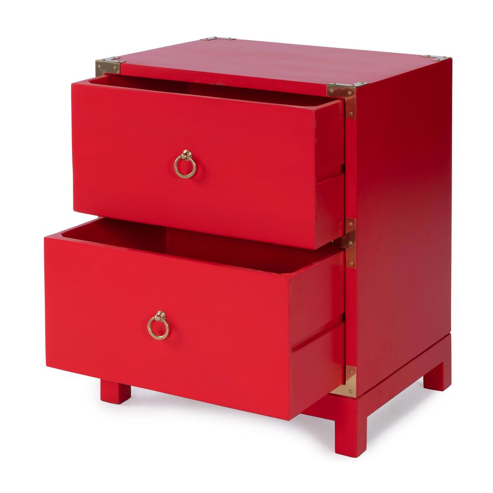 Ardennes Campaign End Table, Red. Picture 2