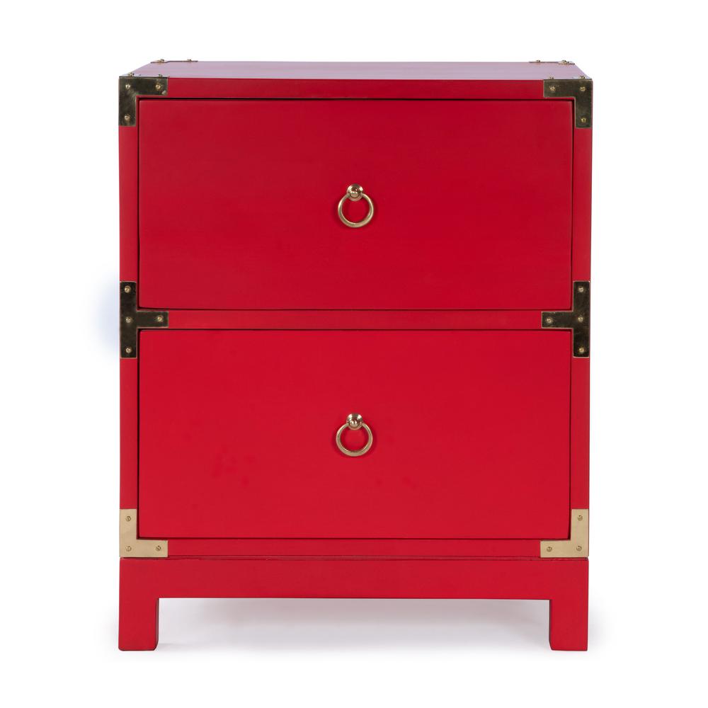 Ardennes Campaign End Table, Red. Picture 3