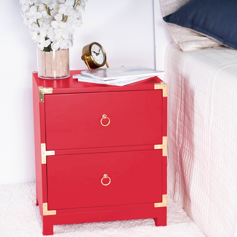 Ardennes Campaign End Table, Red. Picture 9