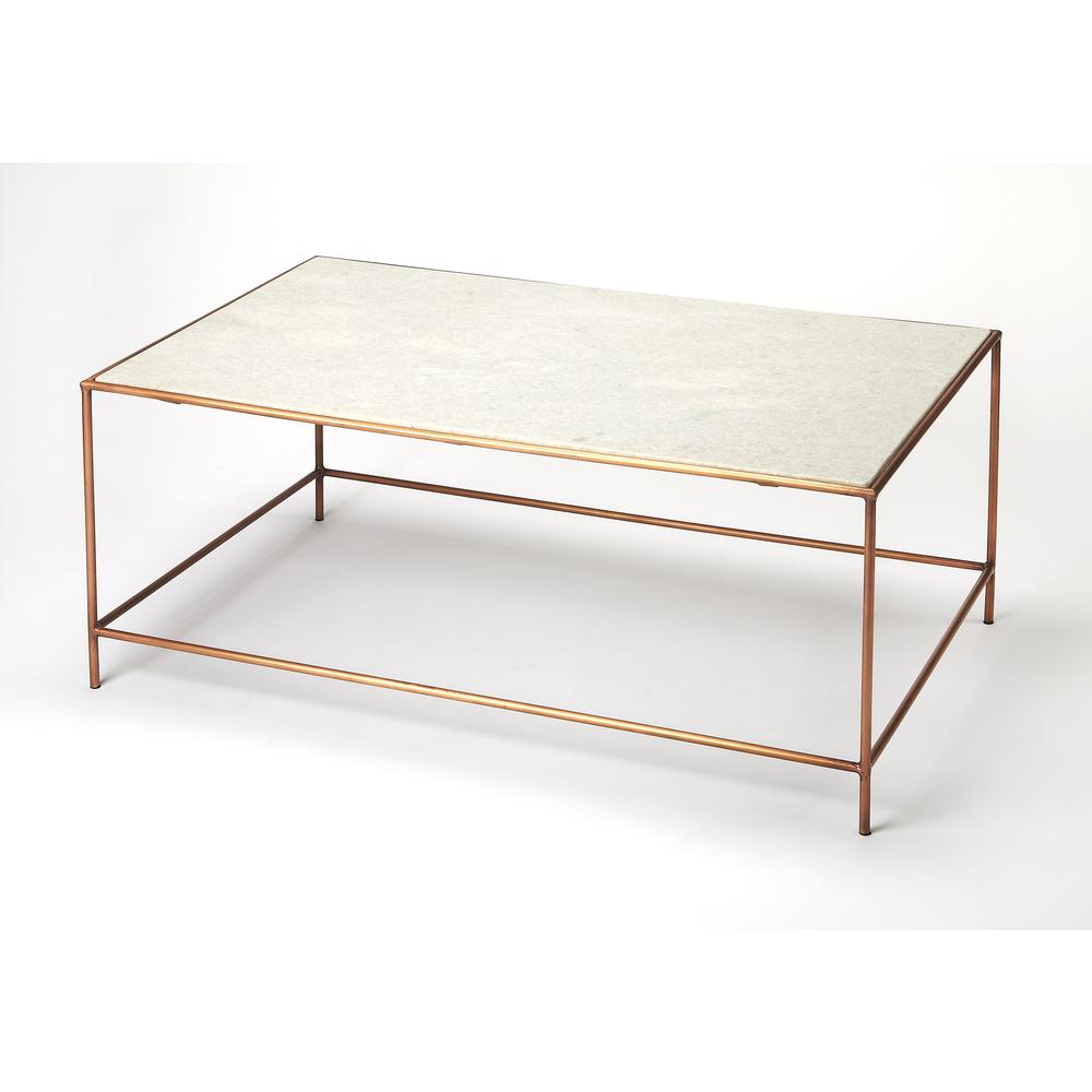Copperfield Marble Coffee Table, Multi-Color. Picture 1