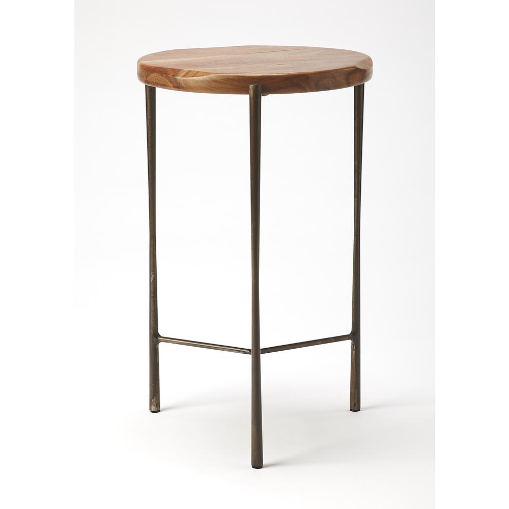 Brisbane Live Edge Side Table, Multi-Color. Picture 2
