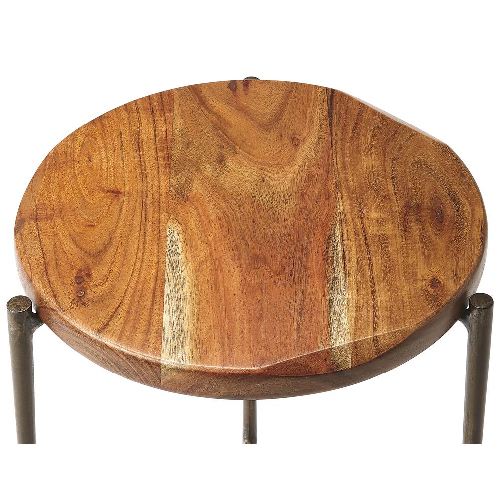 Brisbane Live Edge Side Table, Multi-Color. Picture 5