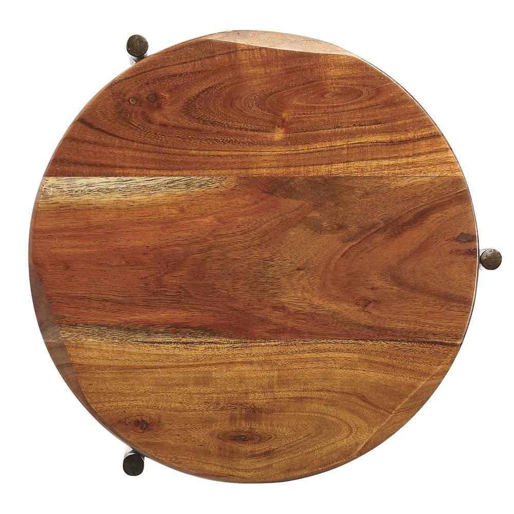 Brisbane Live Edge Side Table, Multi-Color. Picture 6