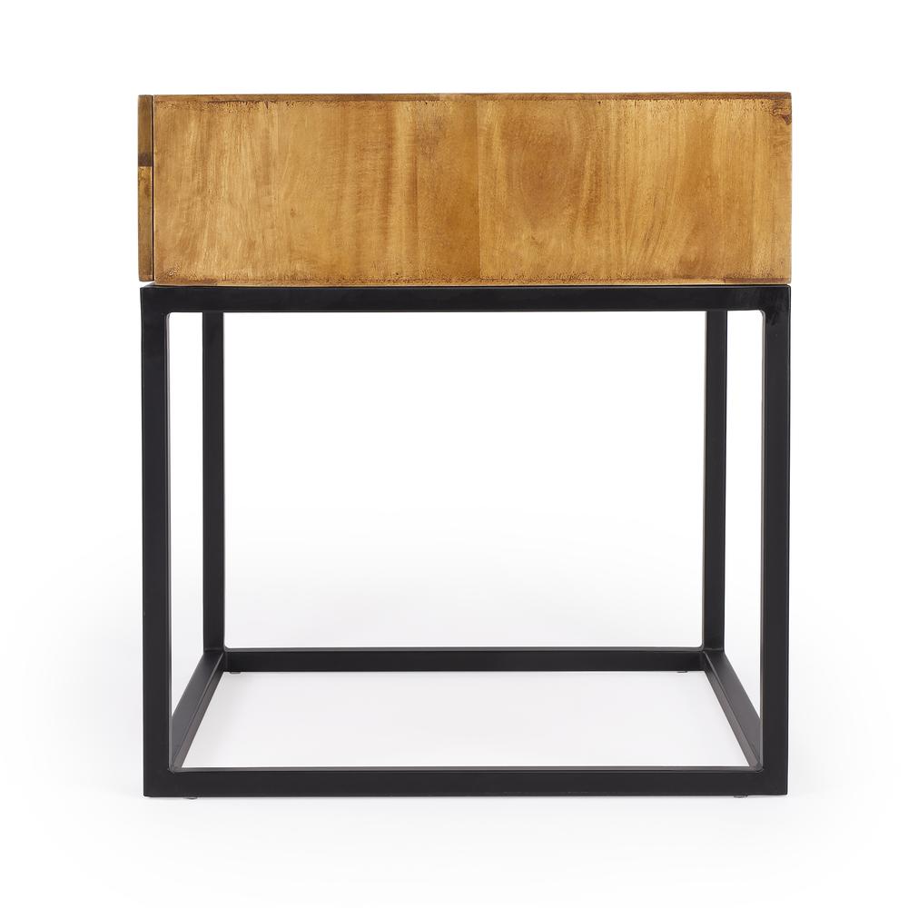 Brixton Iron & Wood End Table, Multi-Color. Picture 5