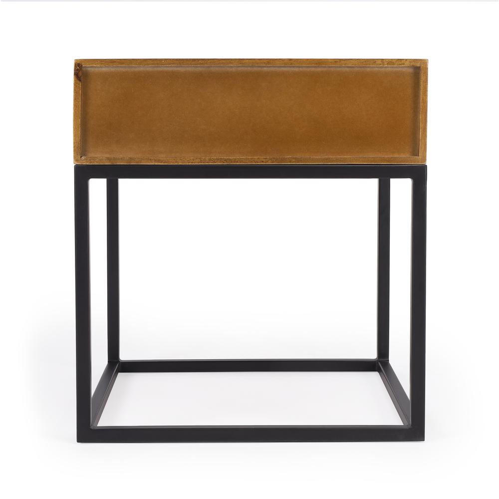 Brixton Iron & Wood End Table, Multi-Color. Picture 6