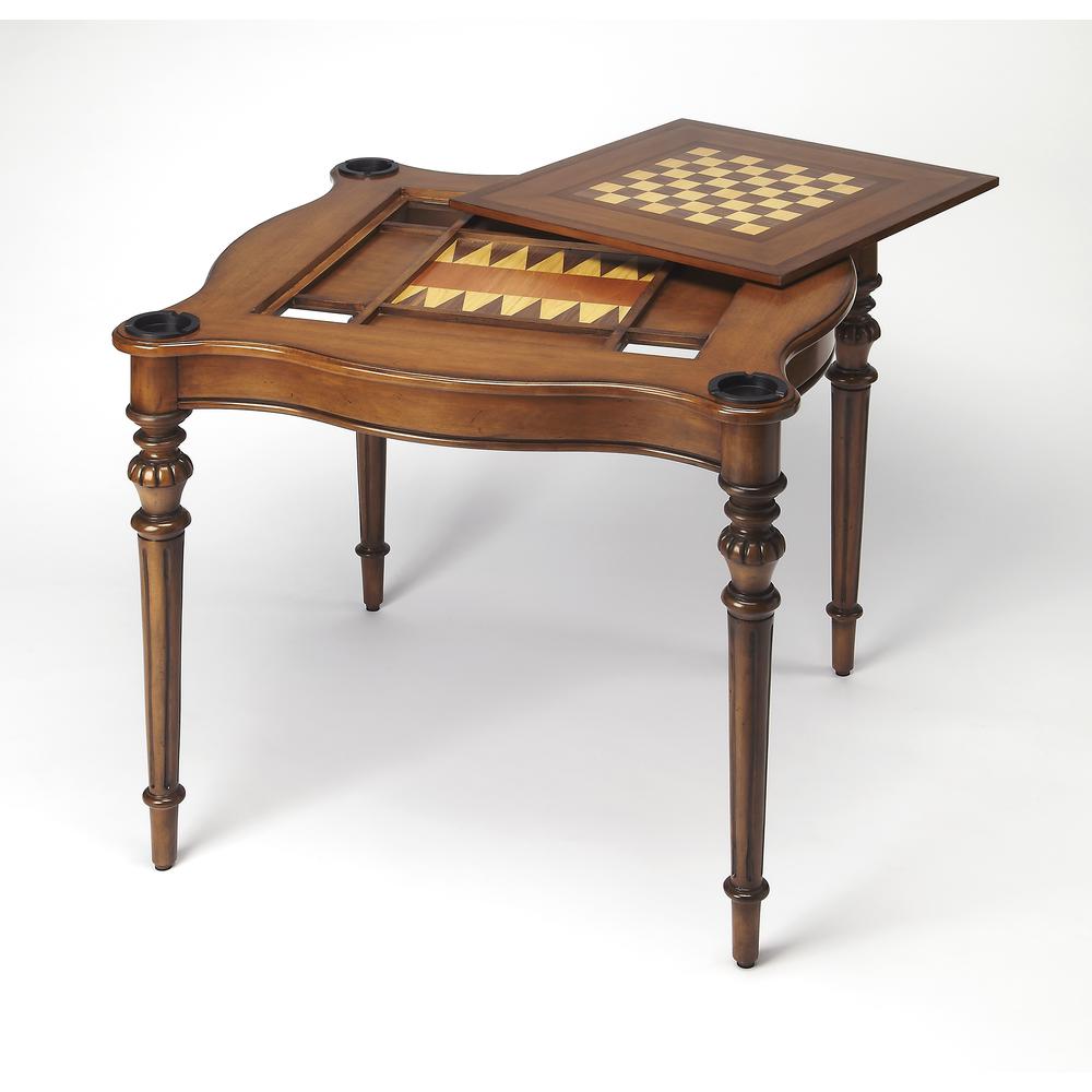 Eastwick Game Table, Medium Brown. Picture 2