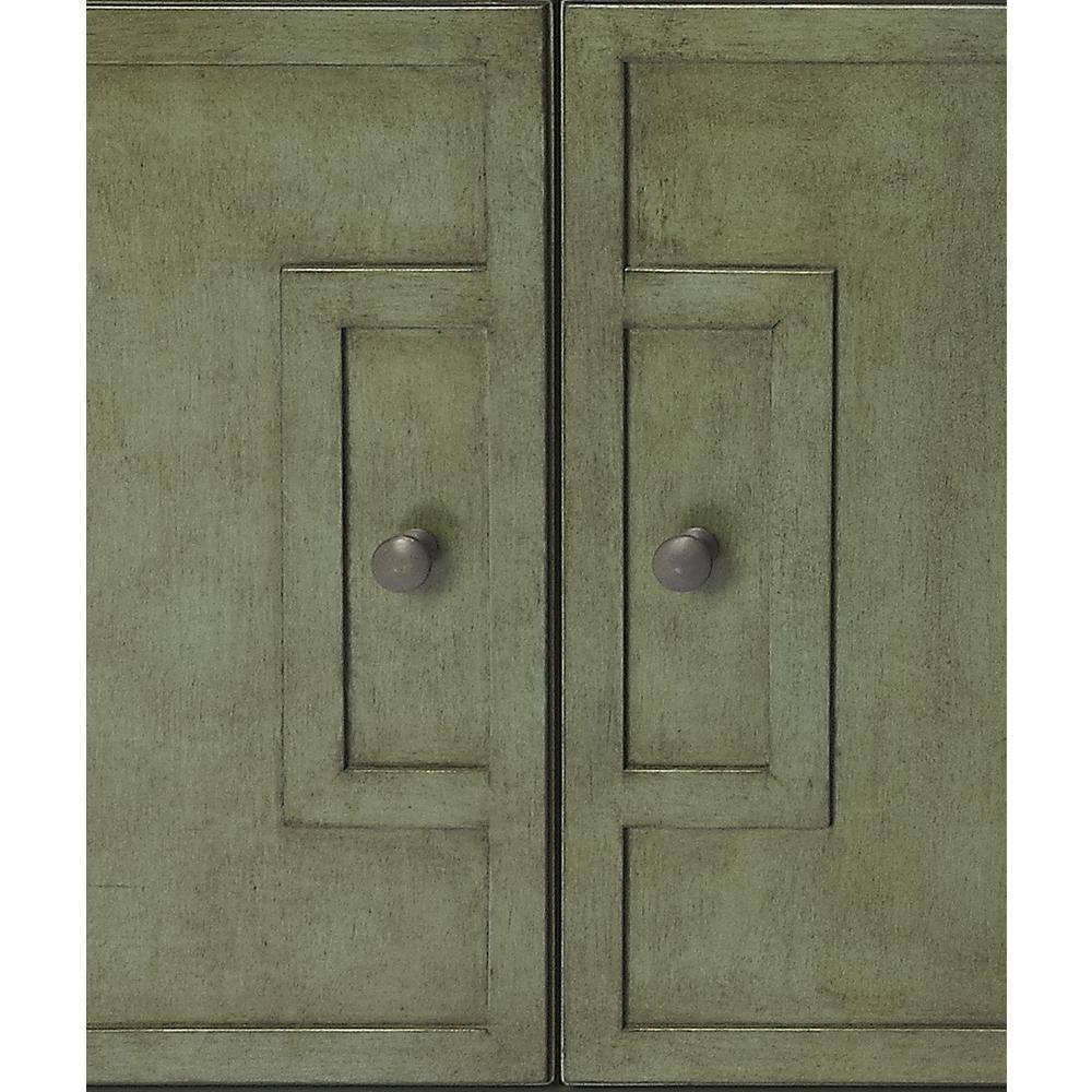 Imperial Wood Accent Cabinet, Green. Picture 4