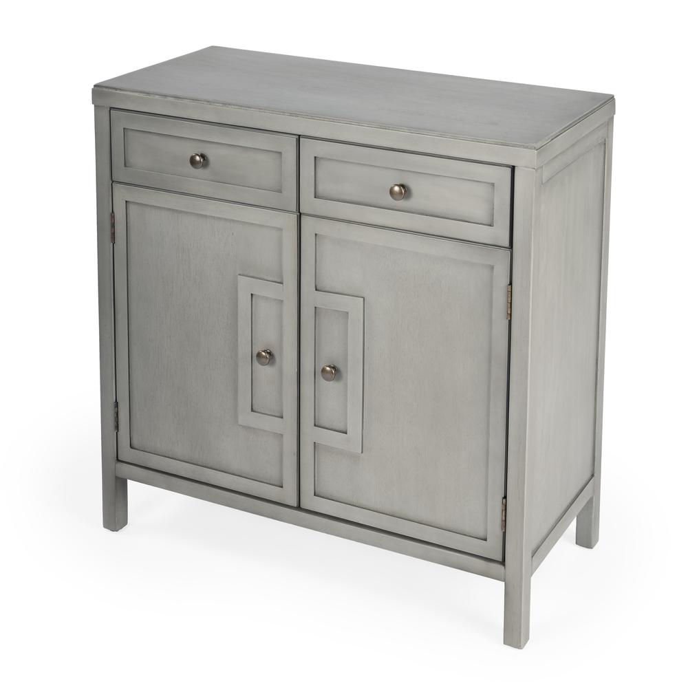 Imperial Wood Accent Cabinet, Gray. Picture 1