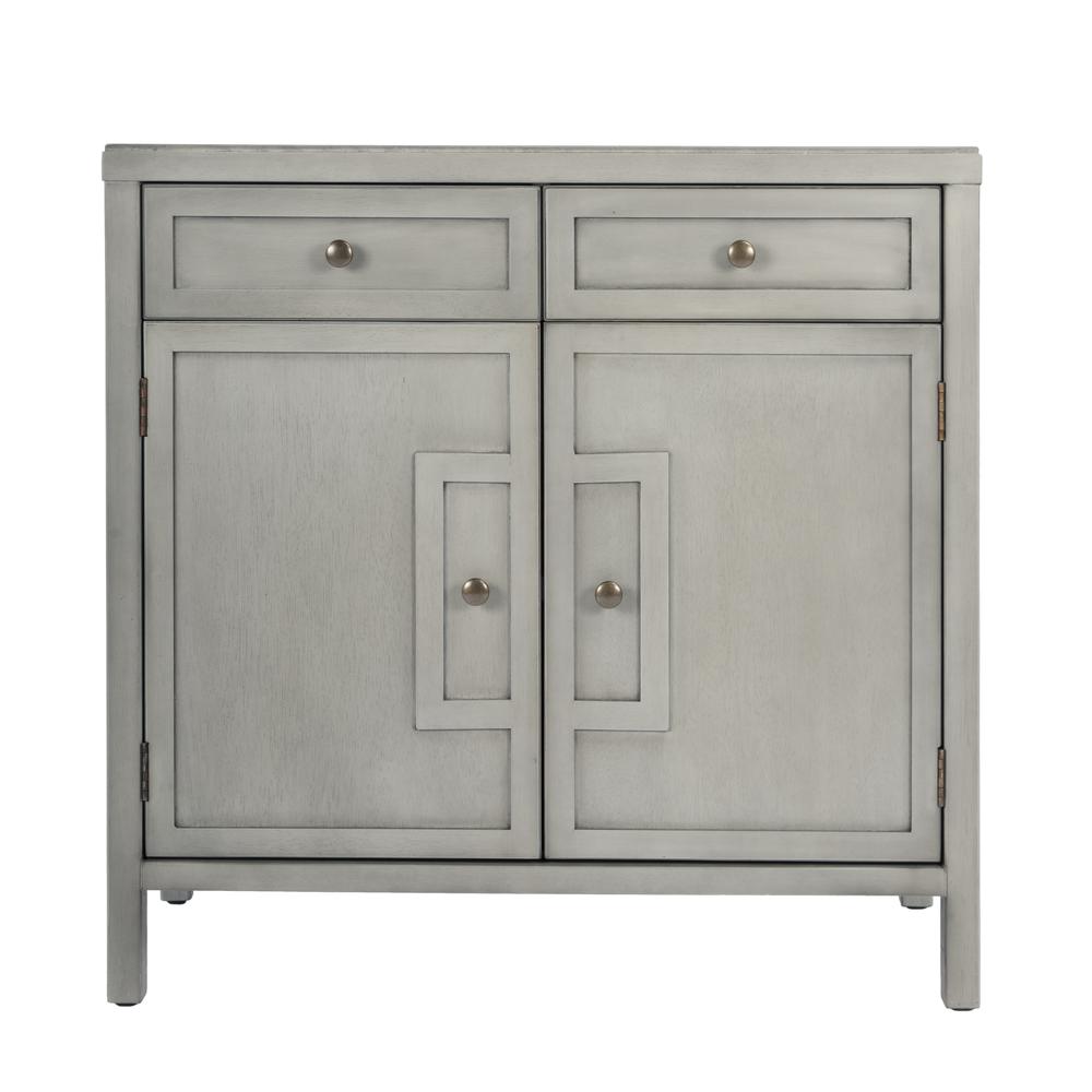 Imperial Wood Accent Cabinet, Gray. Picture 5