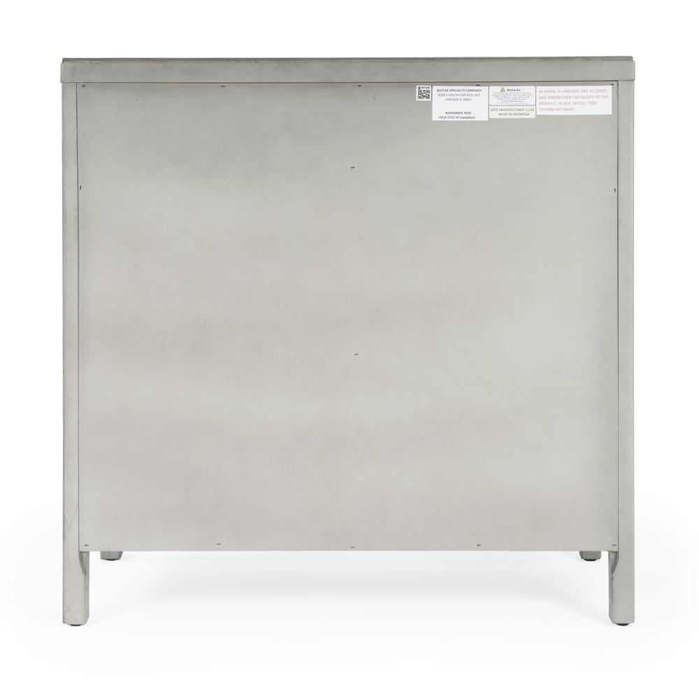 Imperial Wood Accent Cabinet, Gray. Picture 7
