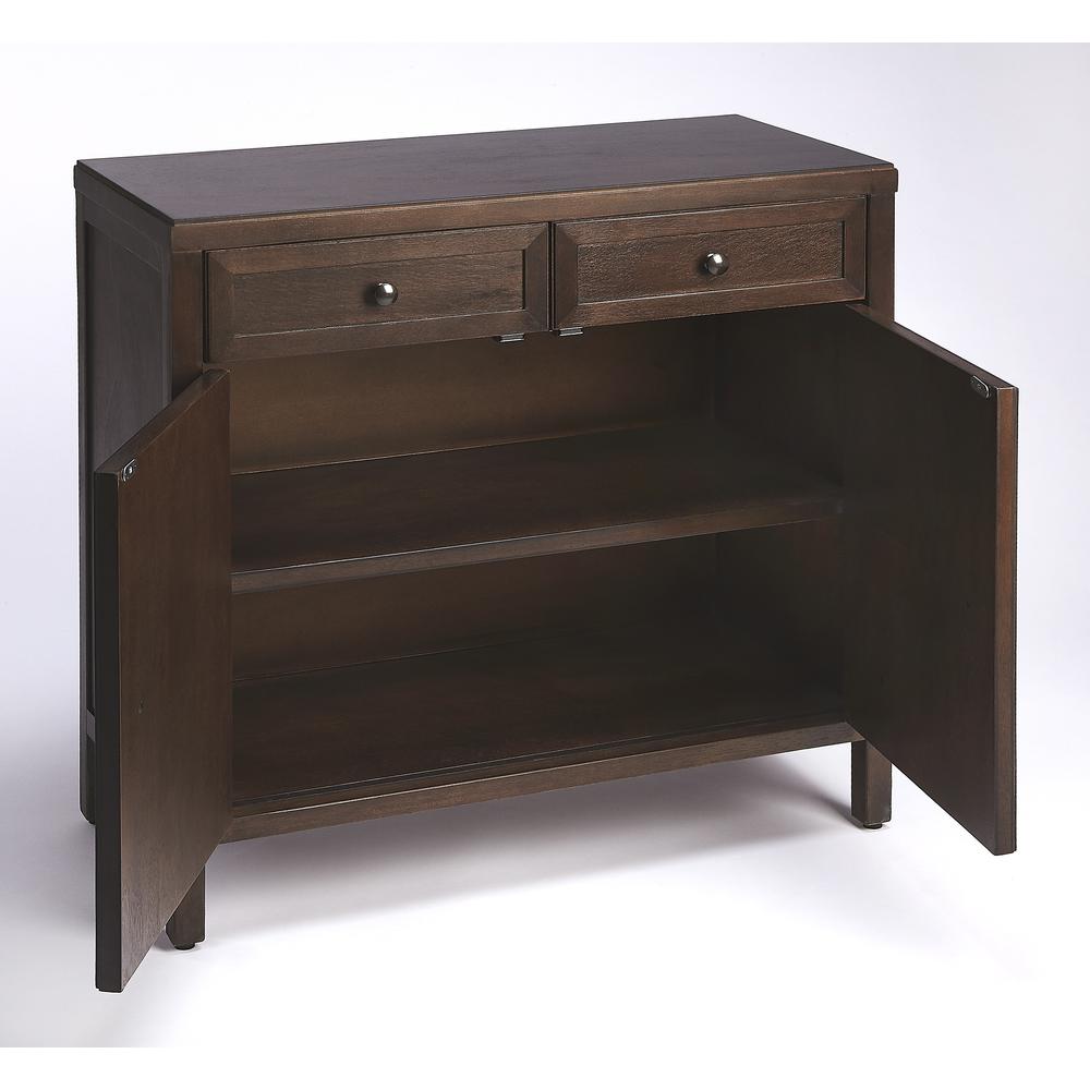 Imperial Wood Accent Cabinet, Dark Brown. Picture 3