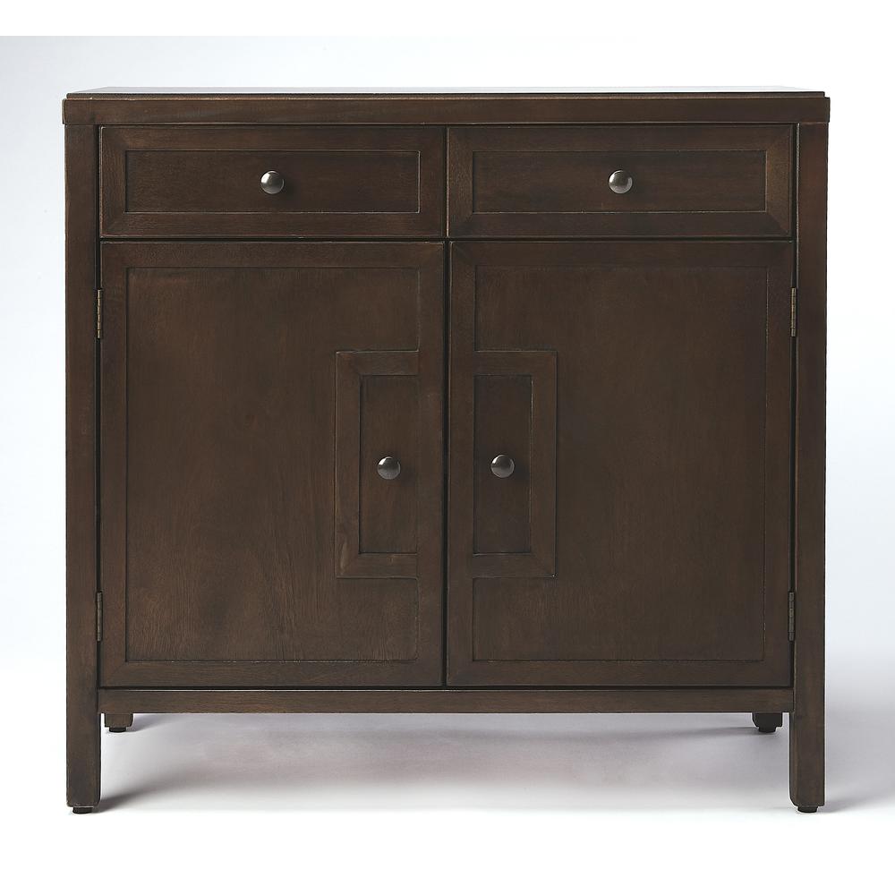Imperial Wood Accent Cabinet, Dark Brown. Picture 5