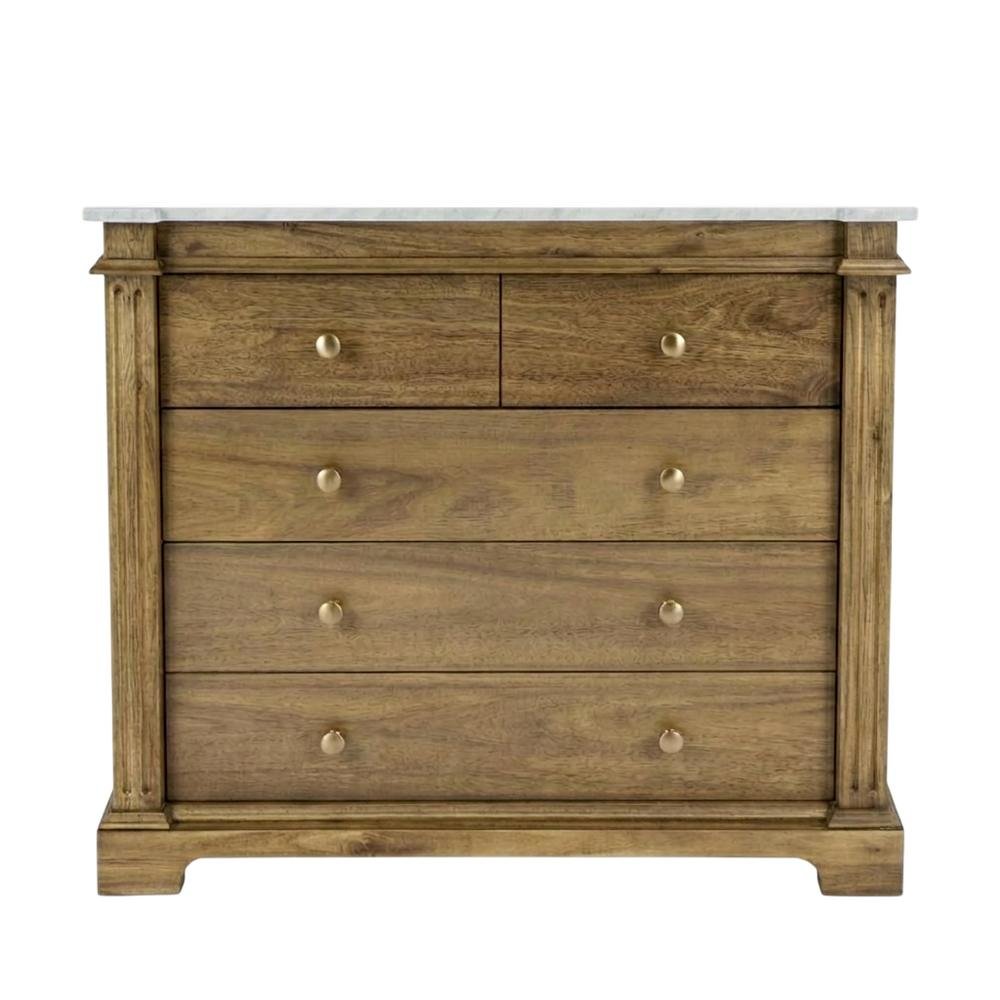 42 Inch Bathroom Vanity with Top – Light Brown Vanity Cabinet Design. Picture 4