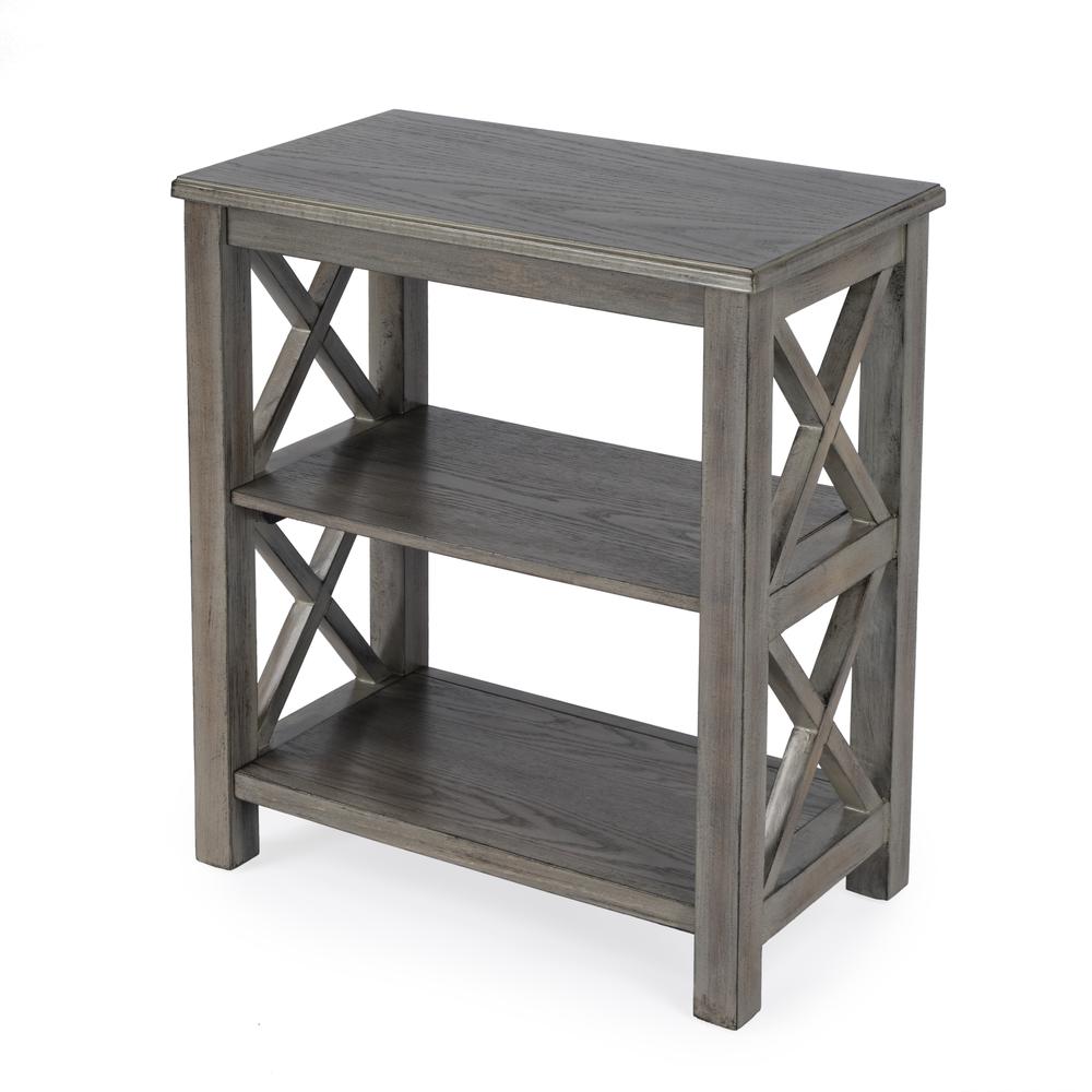 Vance 2 Shelf 22"W Bookcase, Light Brown. Picture 1