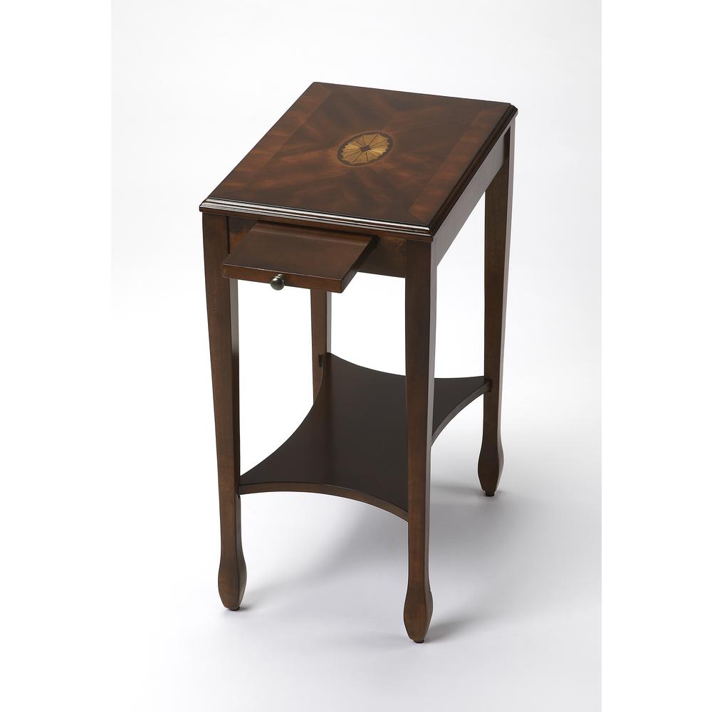 Gilbert End Table, Dark Brown. Picture 1
