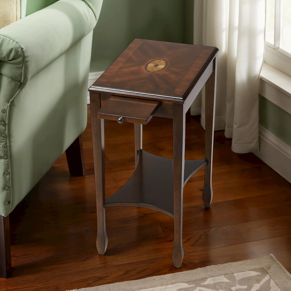 Gilbert End Table, Dark Brown. Picture 3