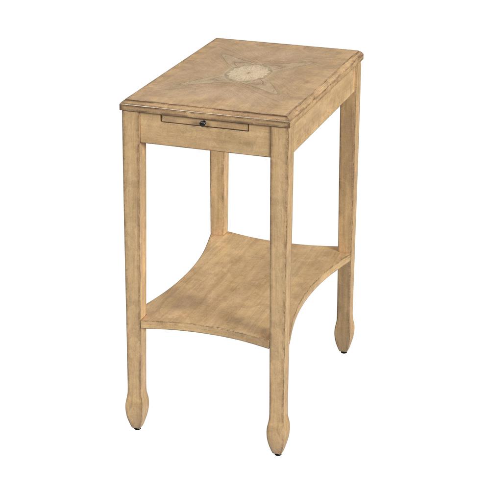 Gilbert End Table, Beige. Picture 1