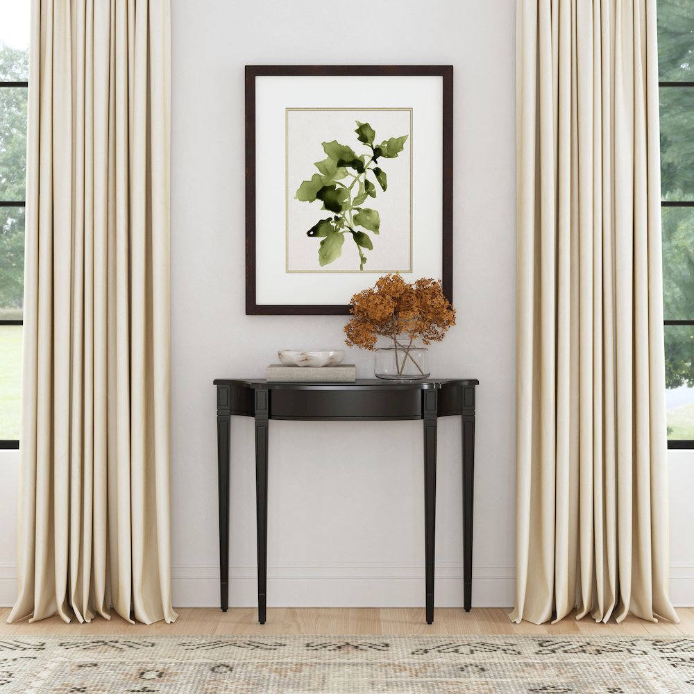Chester Console Table, Black. Picture 2