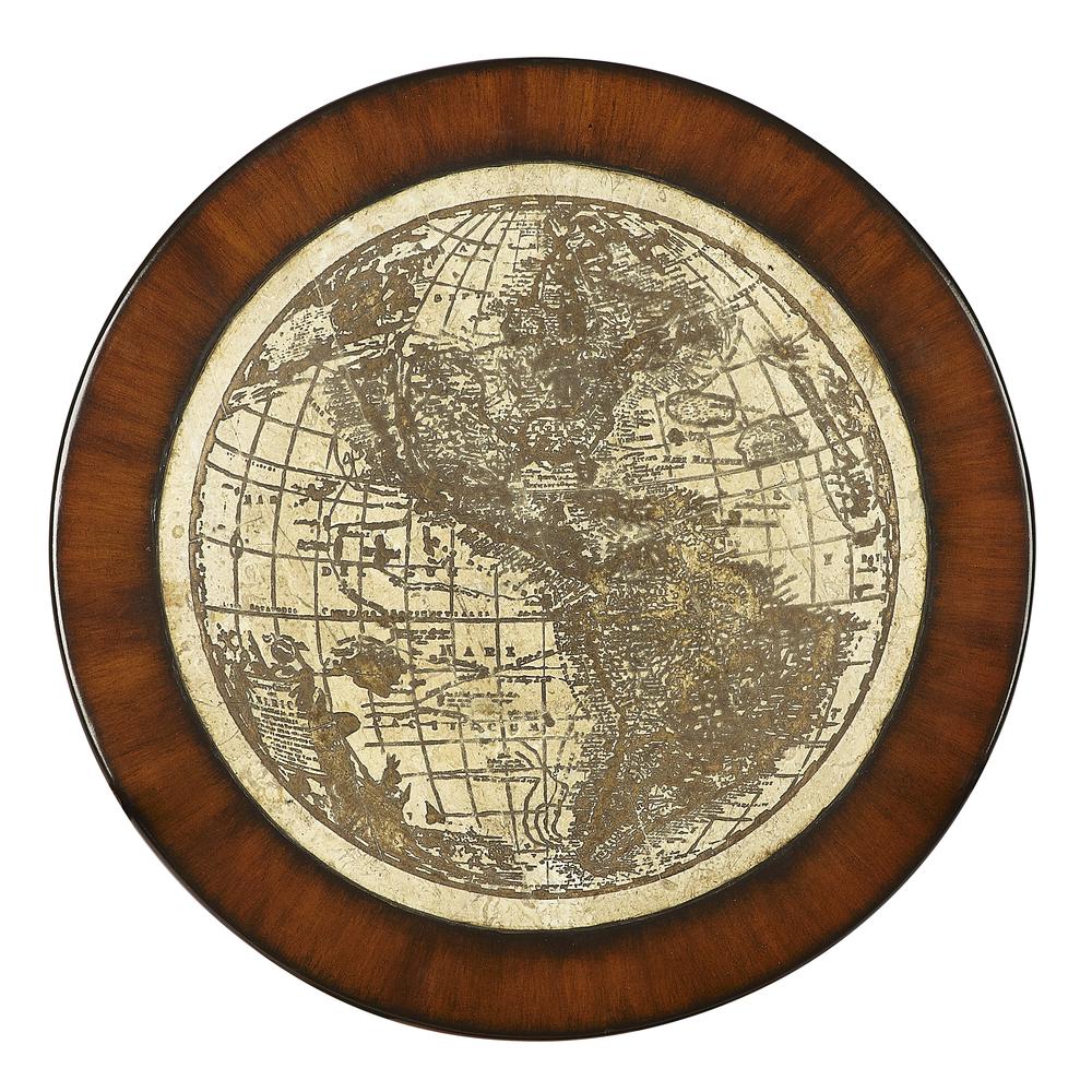 Magellan Round 23"W Side Table, Multi-Color. Picture 3