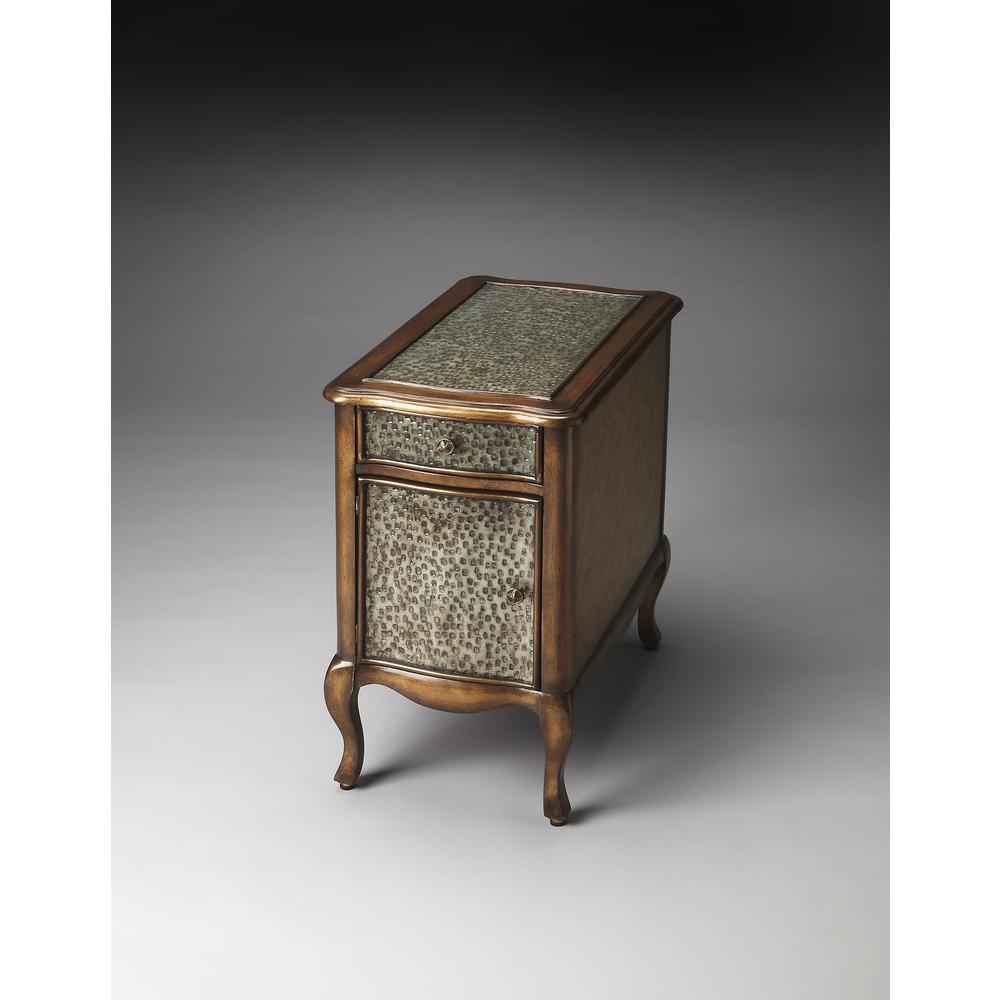 Bosworth Hamme Metal Side Table, Multi-Color. Picture 2