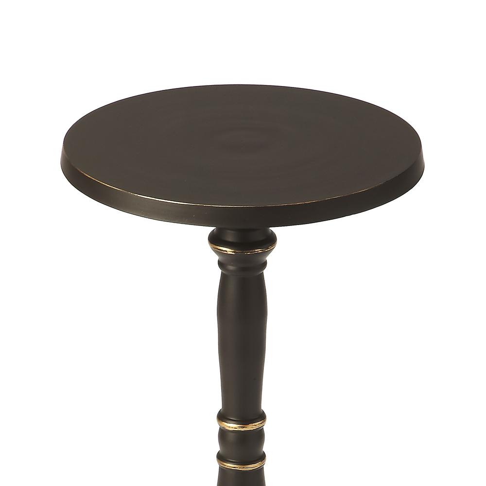 Landon Metal Side Table, Black. Picture 3
