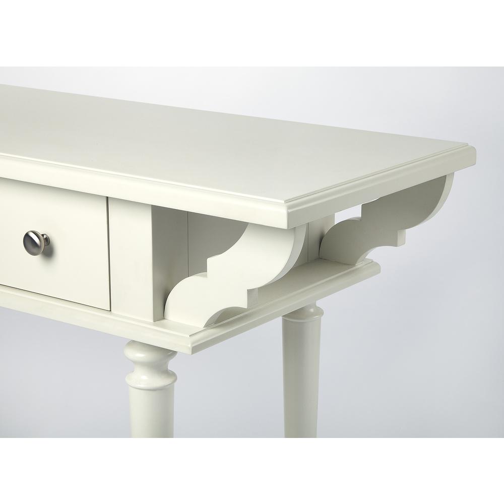 Talia Console Table, White. Picture 4