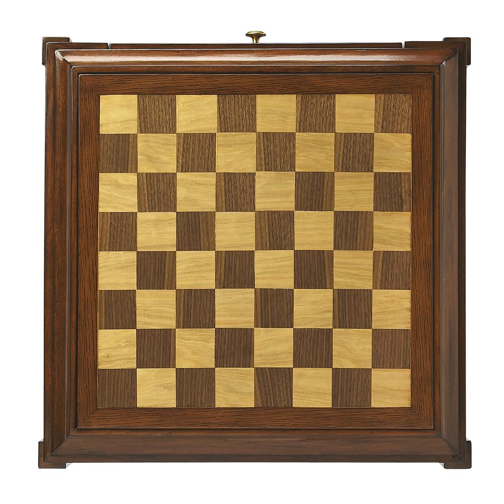 Adrian Game Table, Medium Brown. Picture 5