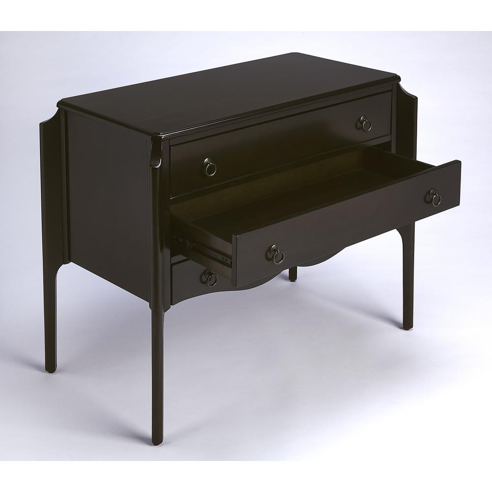 Wilshire Chocolate 3 Drawer Chest. Picture 4