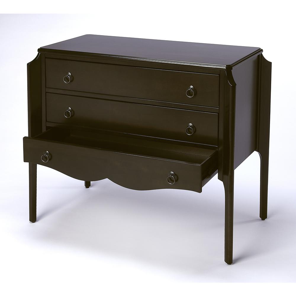 Wilshire Chocolate 3 Drawer Chest. Picture 3