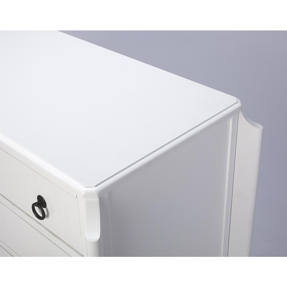 Wilshire Accent Chest, White. Picture 6
