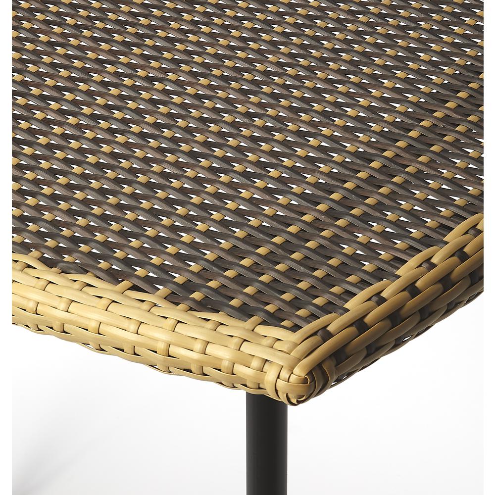 Freeport Rattan & Iron 36.5"W Pub Table, Multi. Picture 3