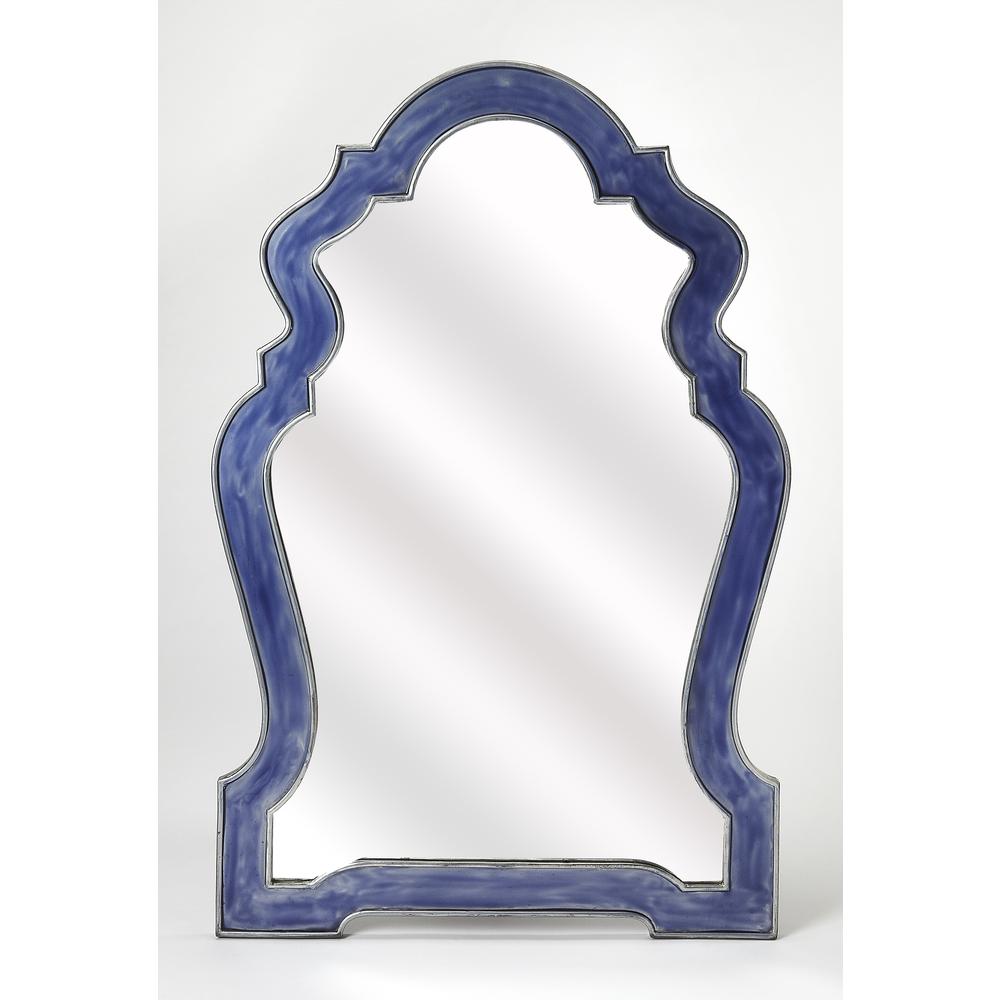 Butler Donia Blue Mirror. Picture 1